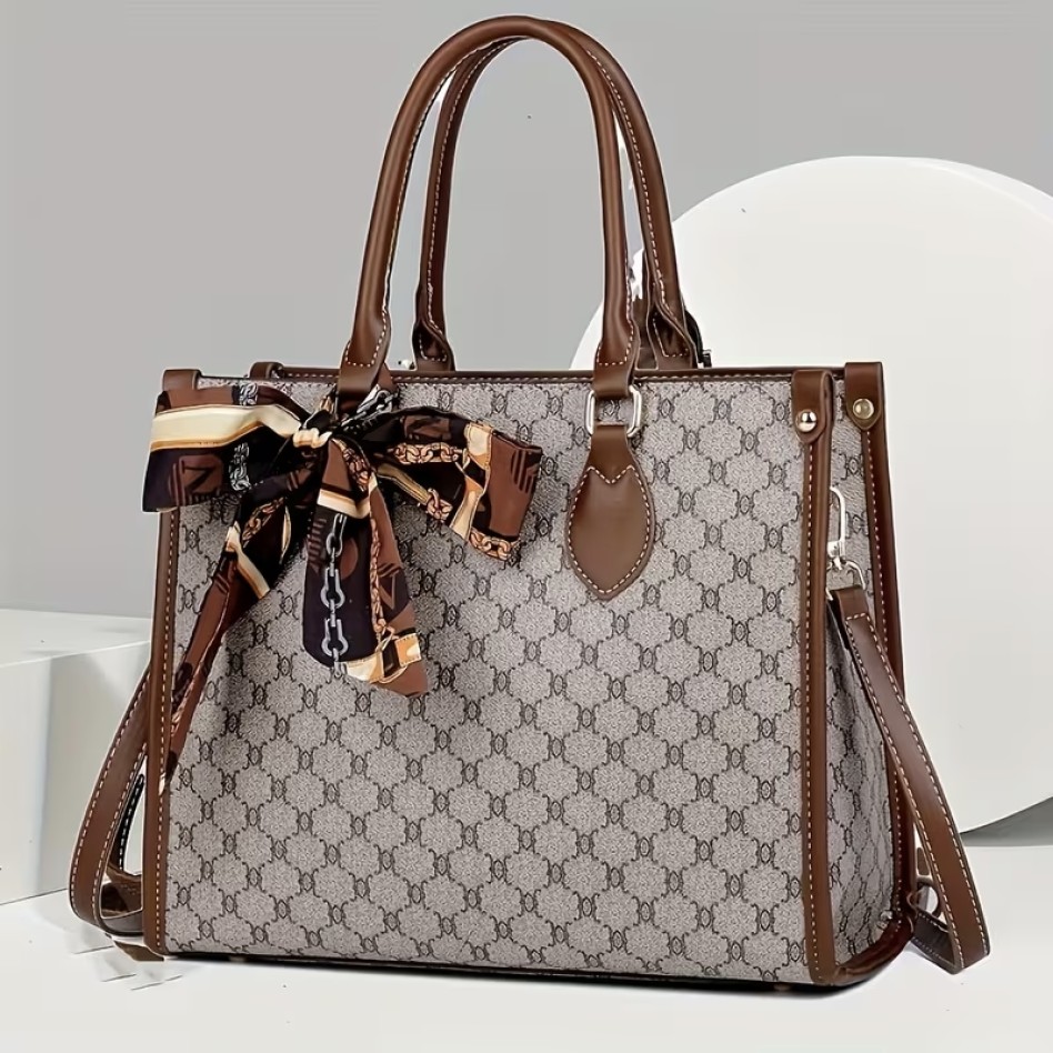 スタイリッシュな大容量トートバッグ