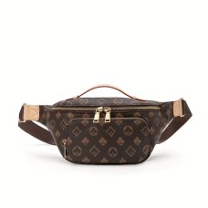 おしゃれなプリント柄の胸バッグ